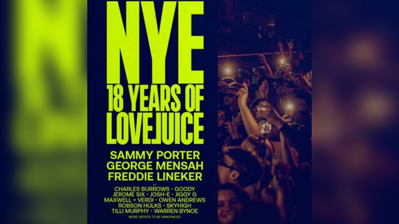 LoveJuice New Years Eve - Sugar Hut Essex