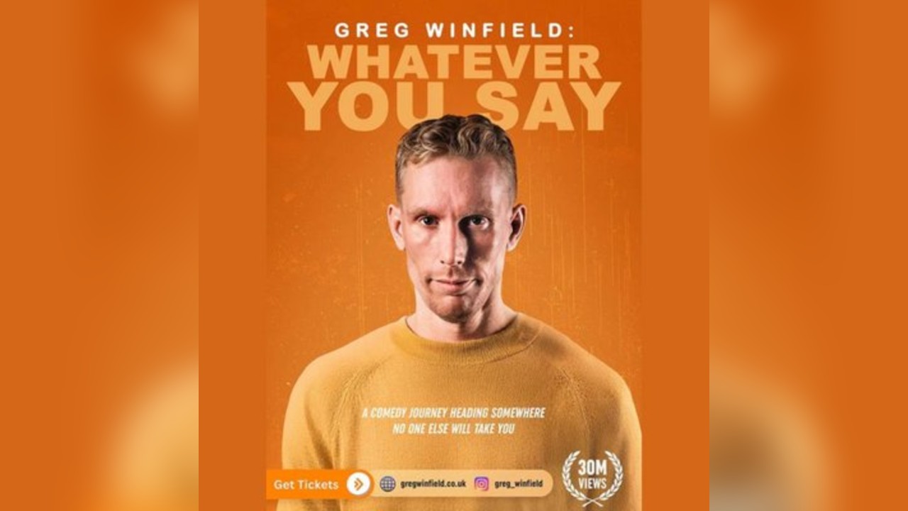 Greg Winfield Southampton Comedy tour date