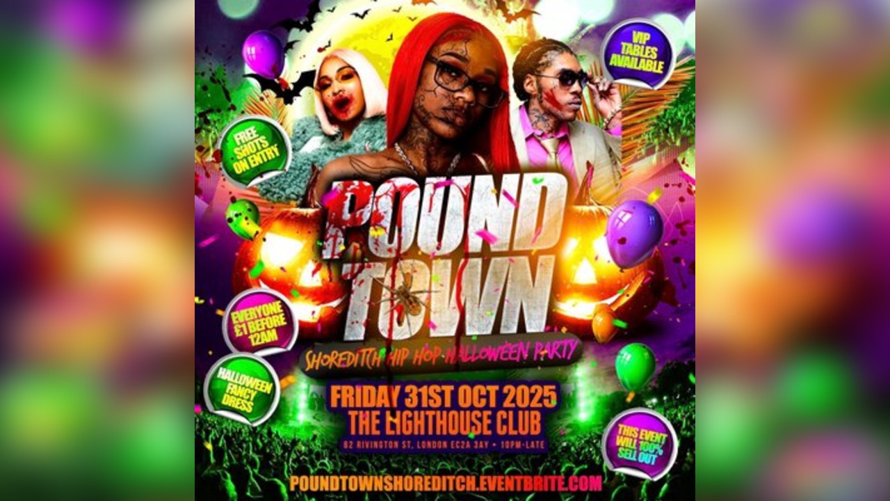 Pound Town - Shoreditch Hip Hop Halloween Party