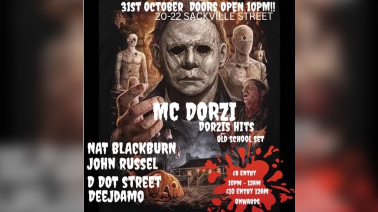 Space club Halloween Featuring Mc dorzi, John Russel and more