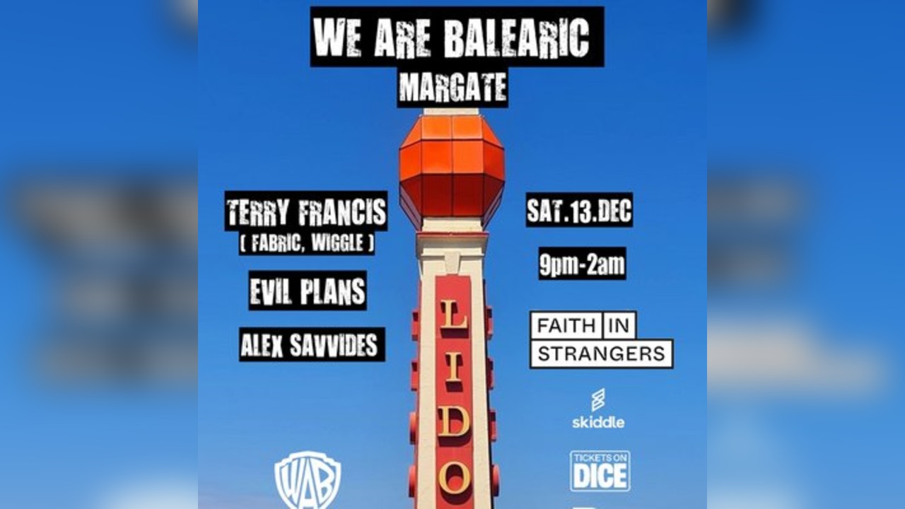 We Are Balearic Winter Party with Terry Francis ...