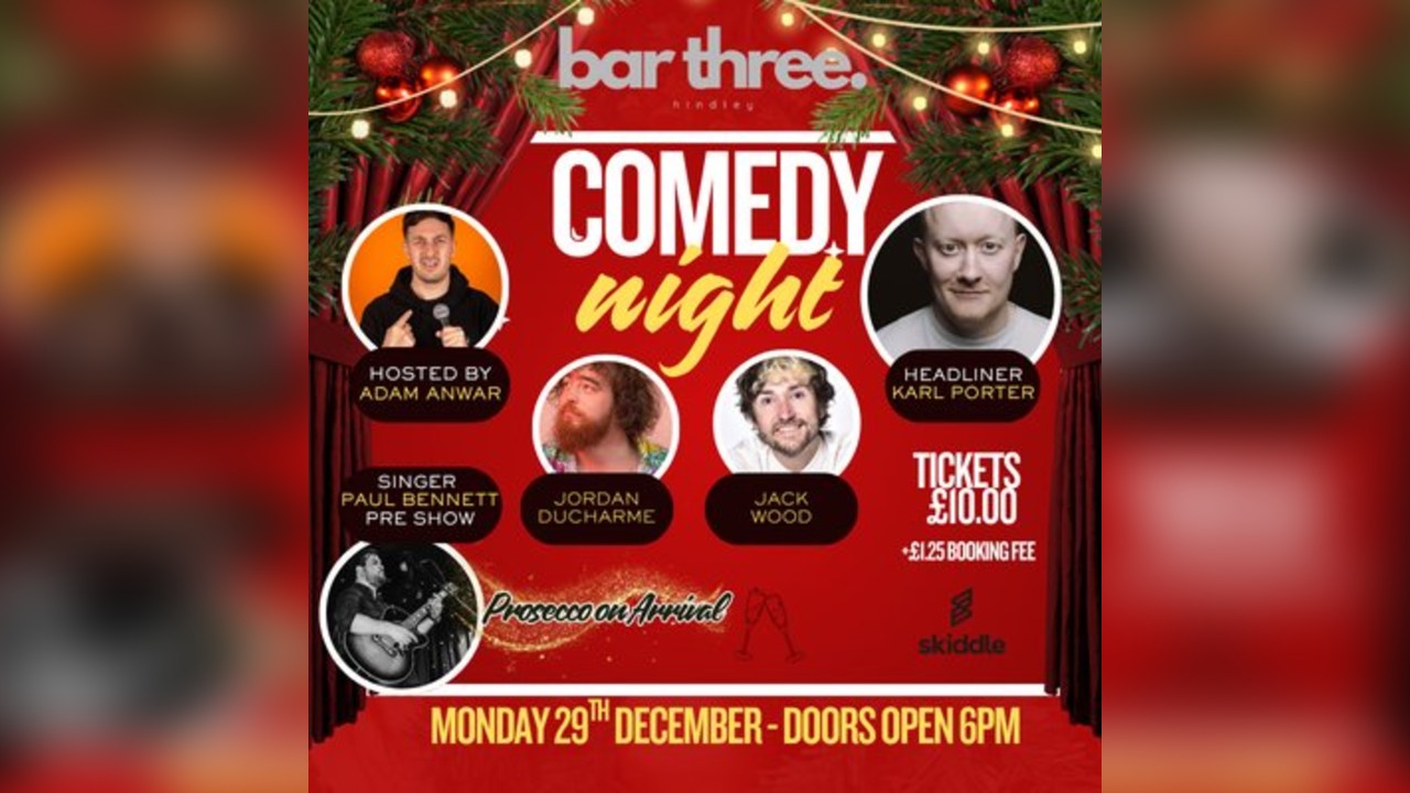 Monday Night Comedy at Bar Three