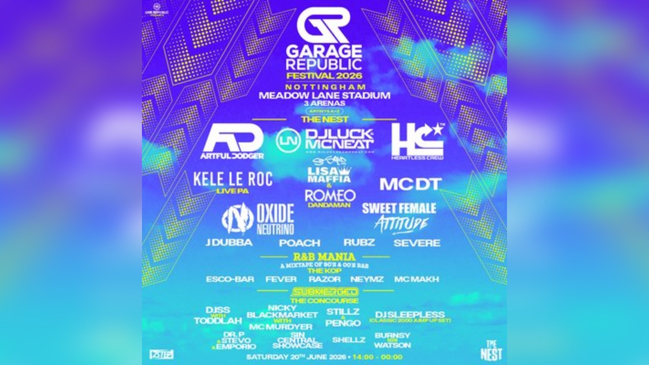 Garage Republic Festival 2026 | Notts County Ground