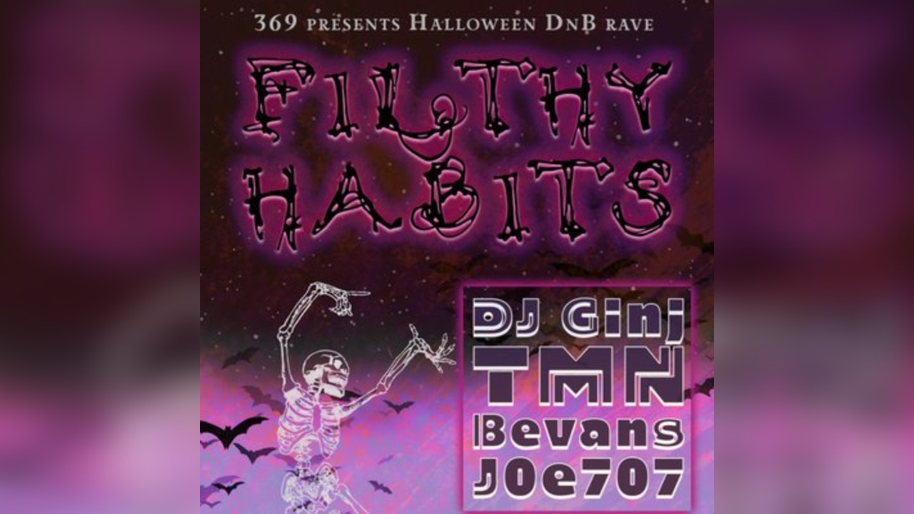 369 events presents, DnB Halloween rave