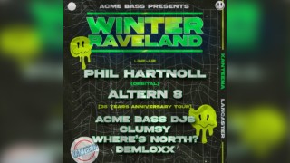 Phil Hartnoll // Altern 8 // Mark Archer // Acme Bass DJs + more