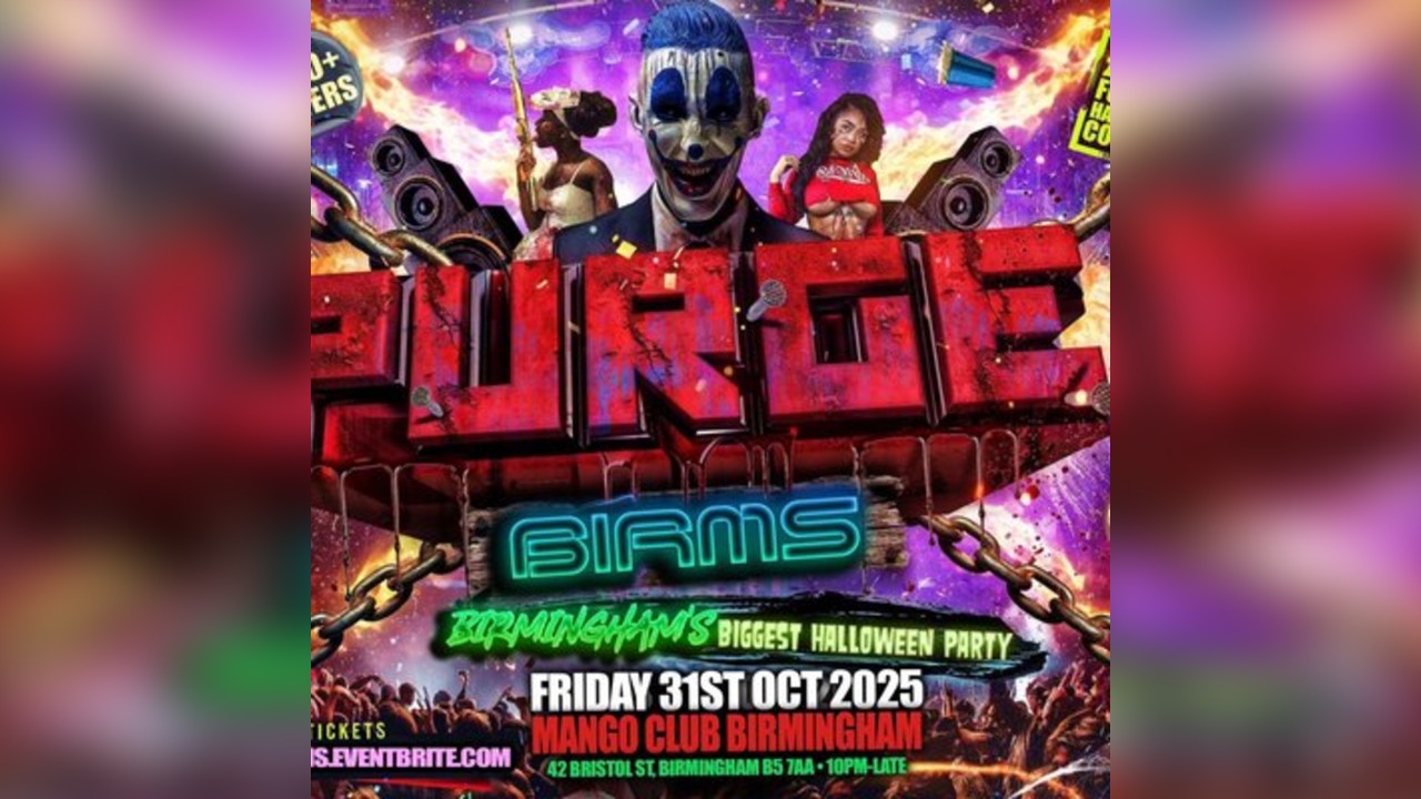 Purge Birms - Birmingham's Biggest Halloween Party
