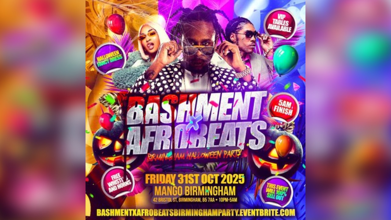 Bashment X Afrobeats - Birmingham Halloween Party