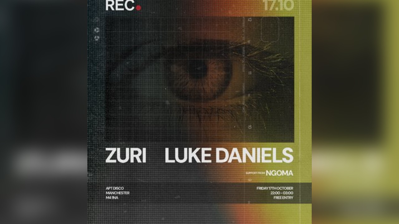 REC. w/ Zuri, Luke Daniels & Ngoma / APT Disco x Redbull