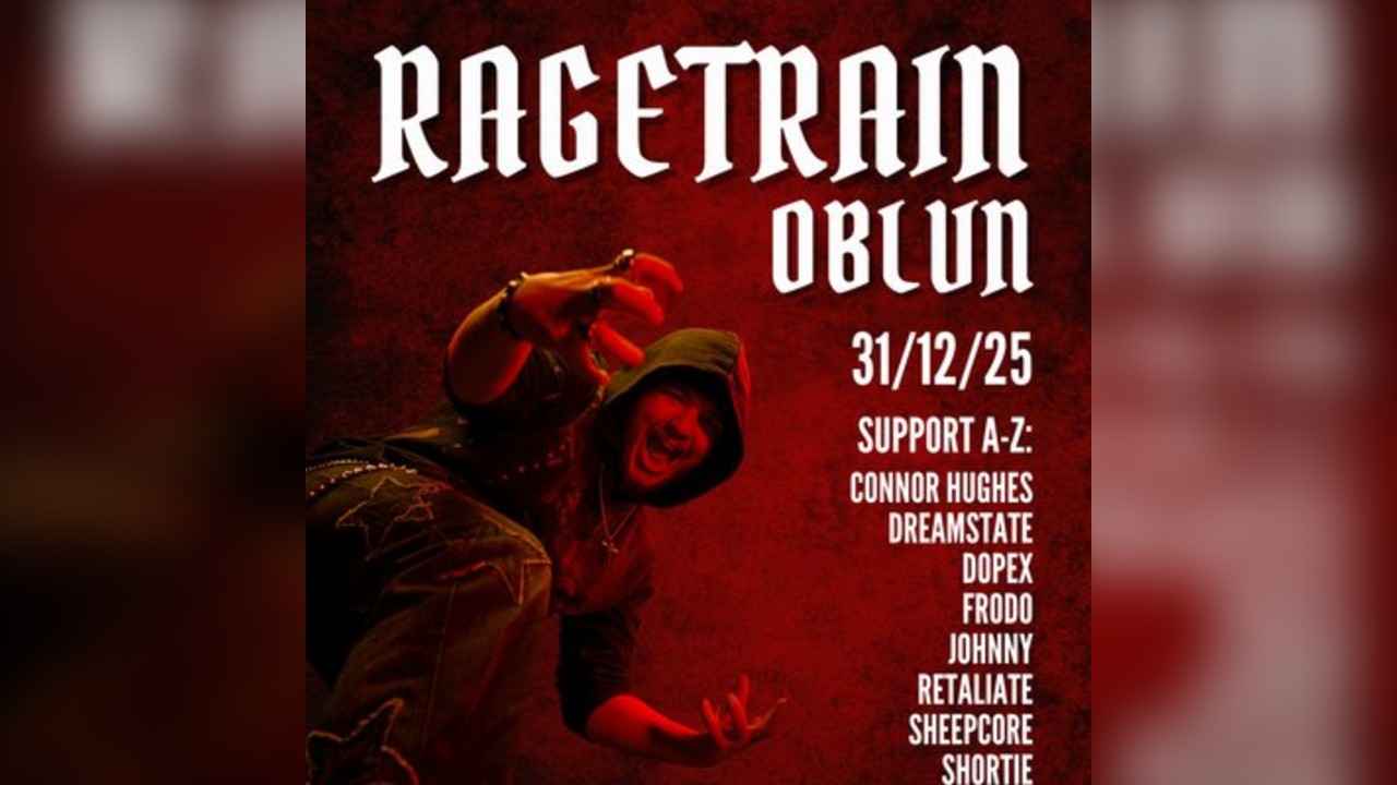 Ragetrain, OBLVN & More @ Audio, Glasgow (NYE 2025)
