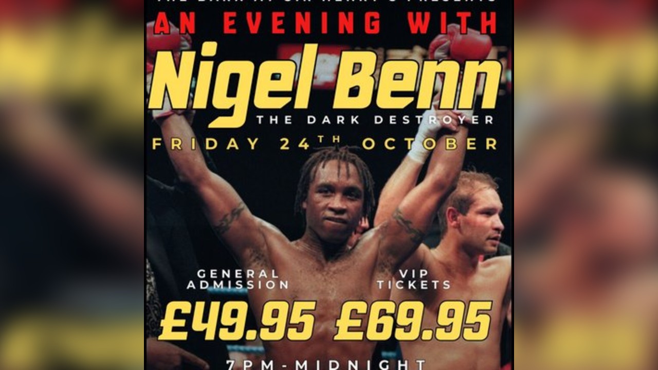 An evening with NIGEL BENN - the Dark Destroyer