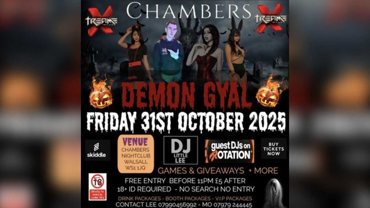 A night called DEMON GYAL HALLOWEEN SPECIAL