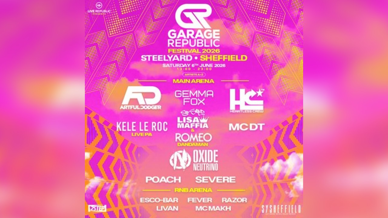 Garage Republic Festival 2026 | SteelYard Sheffield