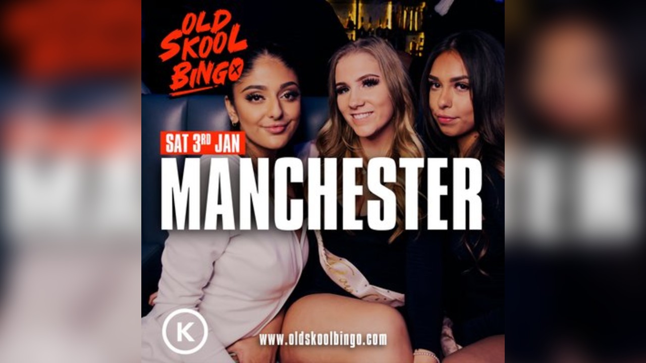 Old Skool Bingo Sat 3rd Jan Manchester