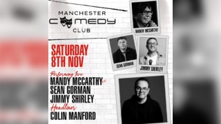 Manchester Comedy Club presents:  COLIN MANFORD & FRIENDS