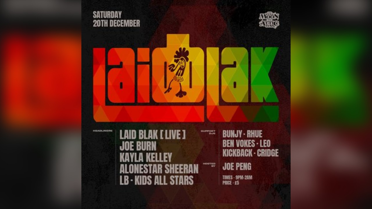 Laid Blak Christmas Party w/ Joe Burn