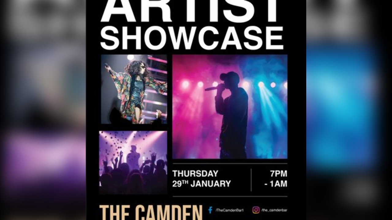 Artist Showcase at The Camden | Thursday 29th January