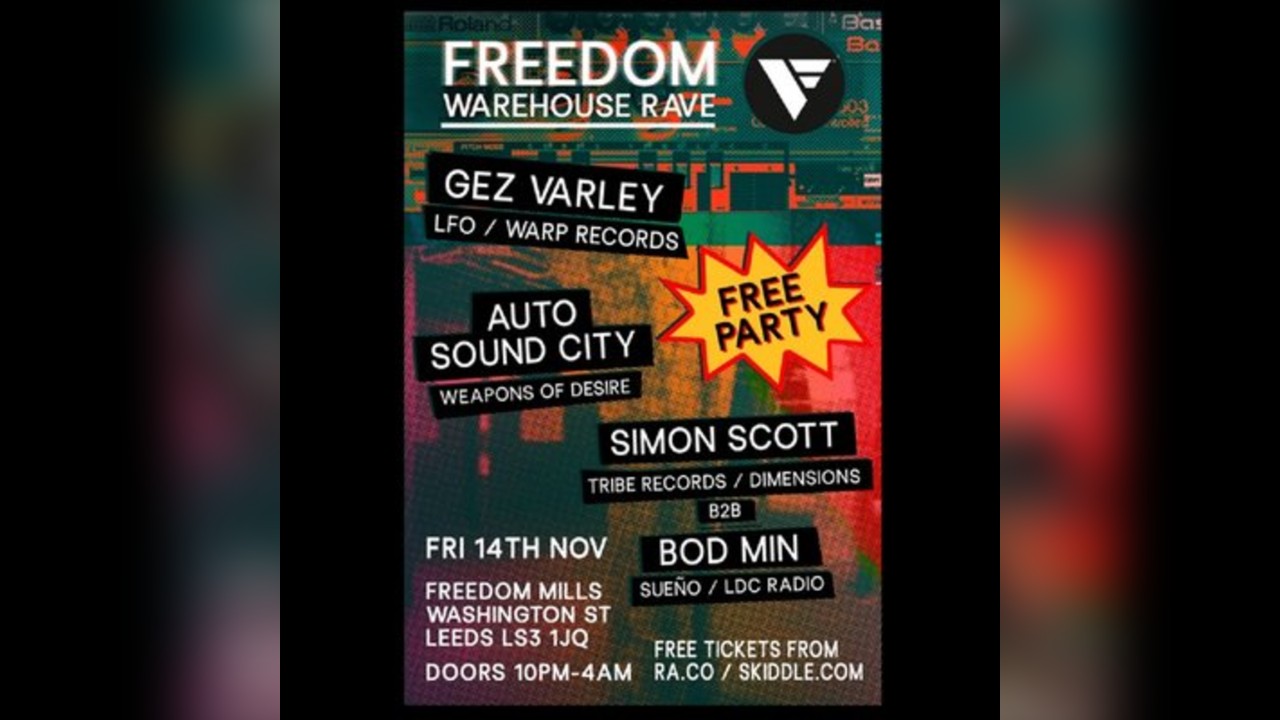 Freedom Warehouse Rave - FREE PARTY
