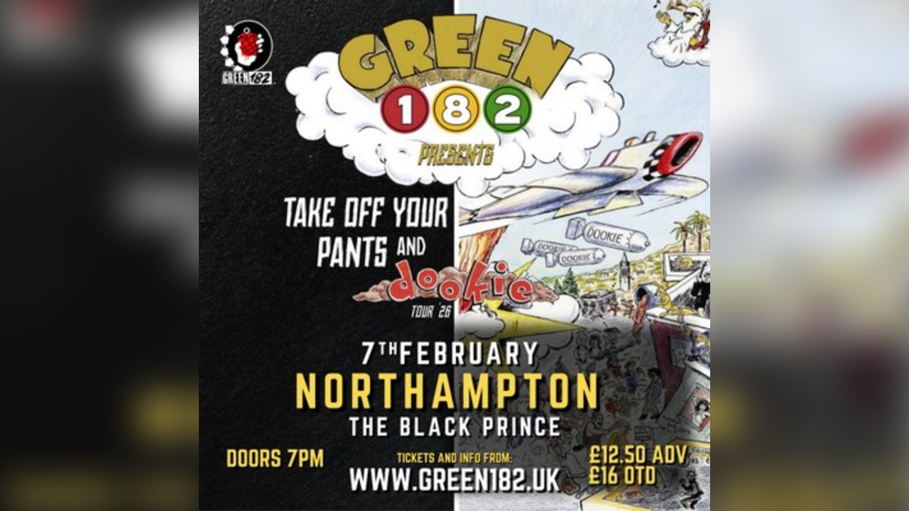 GREEN 182 - Take Off Your Pants & Dookie Tour 2026