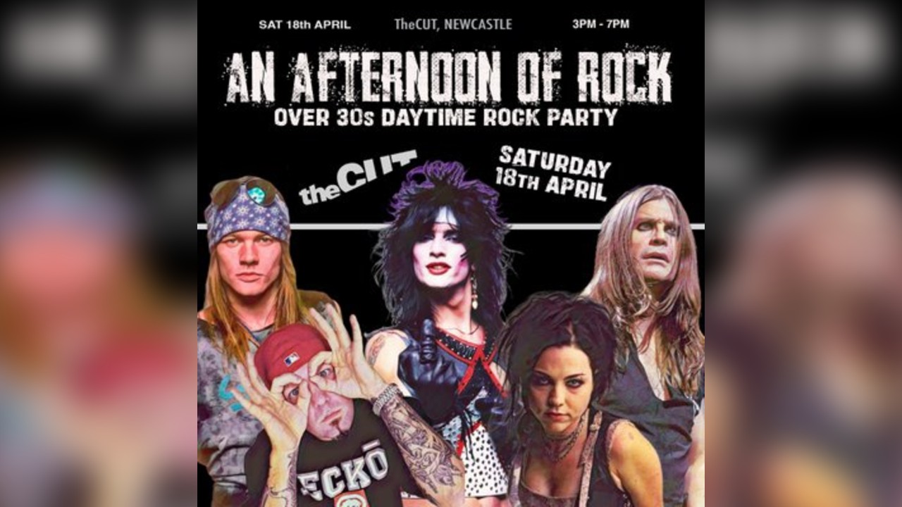 An Afternoon of Rock: NEWCASTLE (Over 30s Rock/Metal) 3pm-7pm