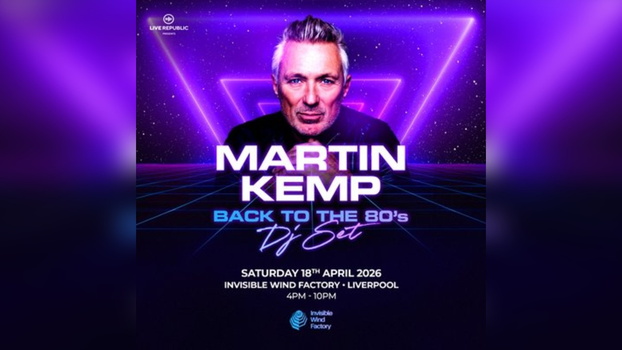 Martin Kemp's Back to the 80s DJ Set | Invisible Wind Factory