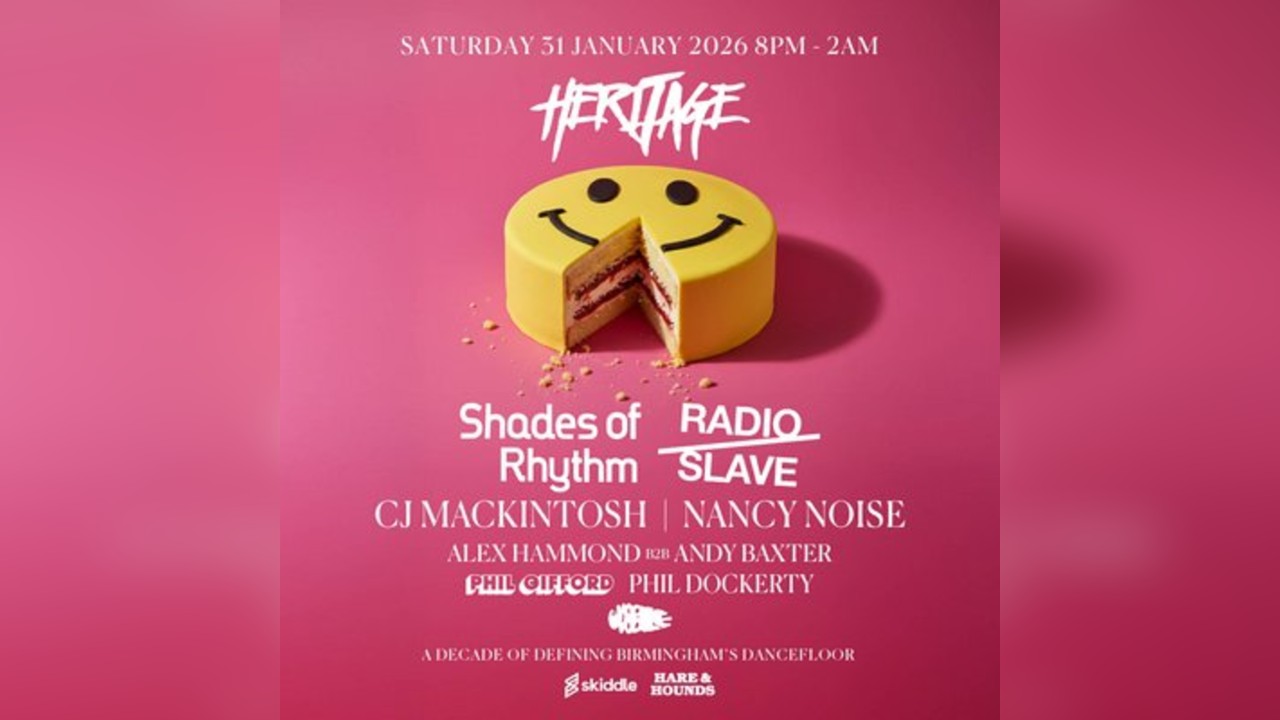 Heritage Radio Slave CJ Mackintosh Shades of Rhythm Nancy Noise