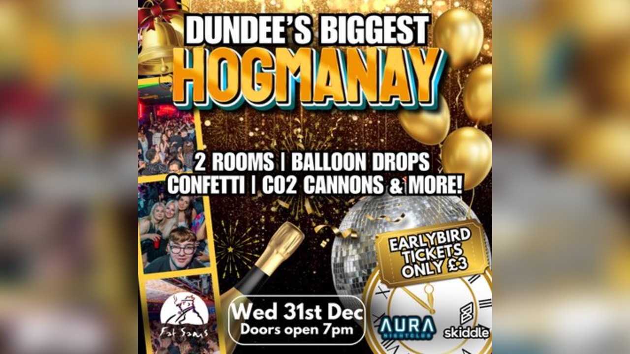 Dundee's Biggest Hogmanay Party