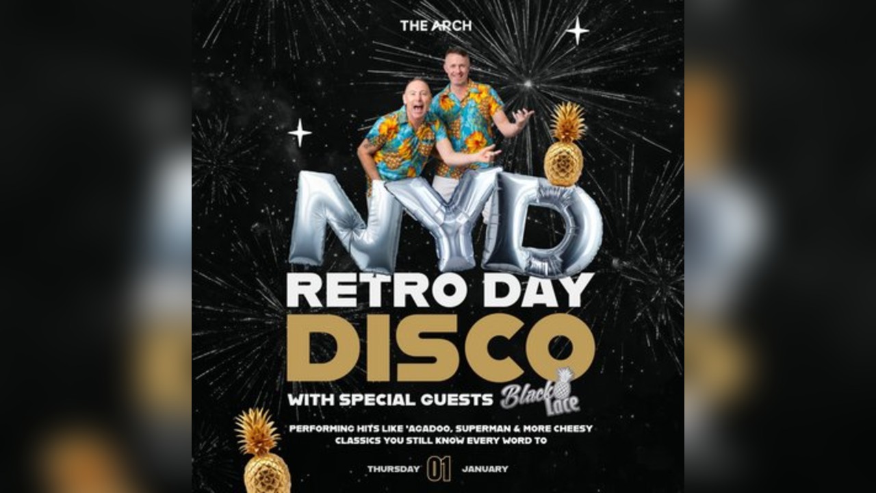 The Arch NYD Retro Day Disco with Black Lace