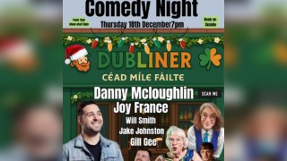 Christmas Comedy night at the Dubliner Warrington - Free pie