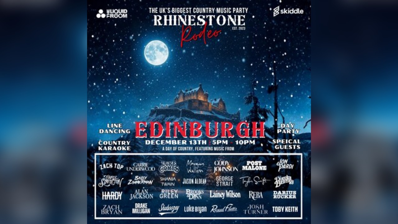 Rhinestone Rodeo: Edinburgh December 13th - Day Party