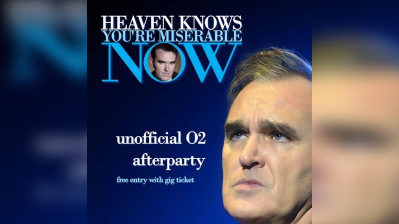 Unofficial Morrissey O2 afterparty // The White Swan, Limehouse