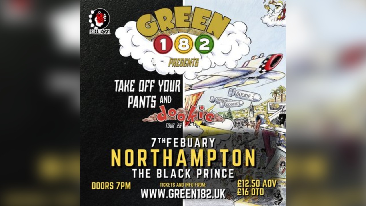 GREEN 182 - Take Off Your Pants & Dookie Tour 2026