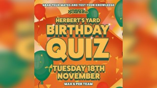 Herbert's Yard Big Birthday Quiz