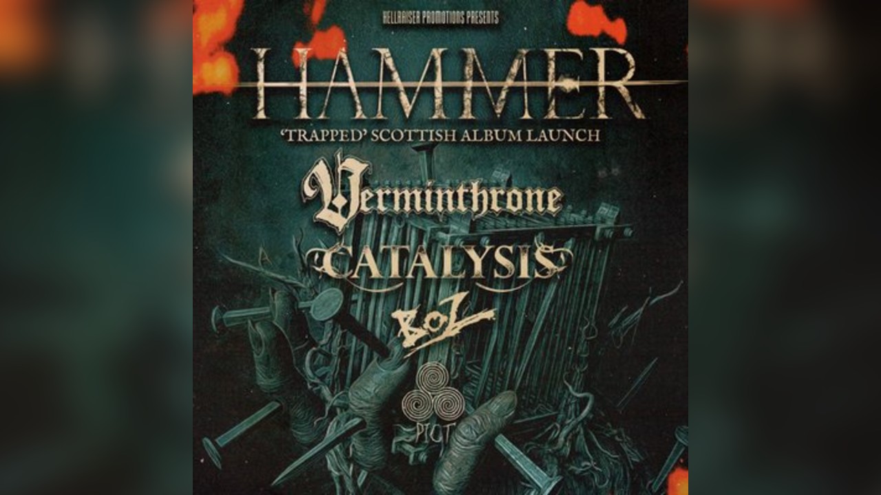 Hellraiser presents HAMMER 'Trapped' Scottish Album Launch
