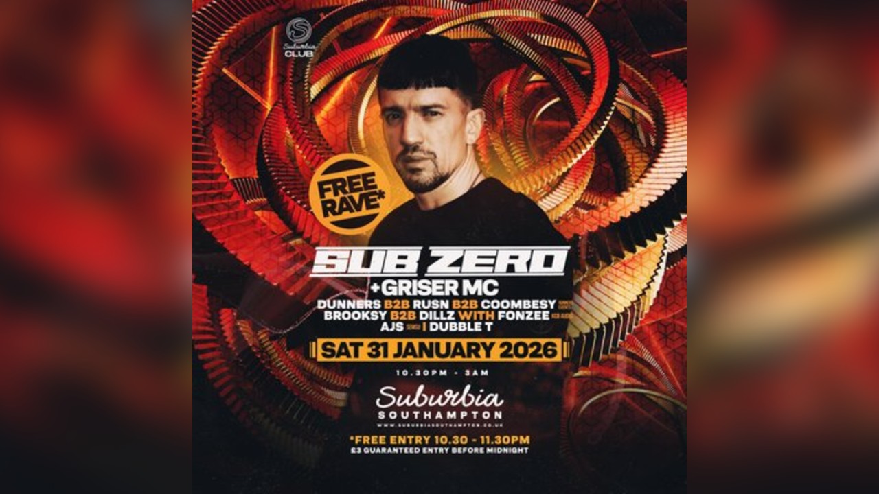 Suburbia Presents: Sub Zero Free Rave