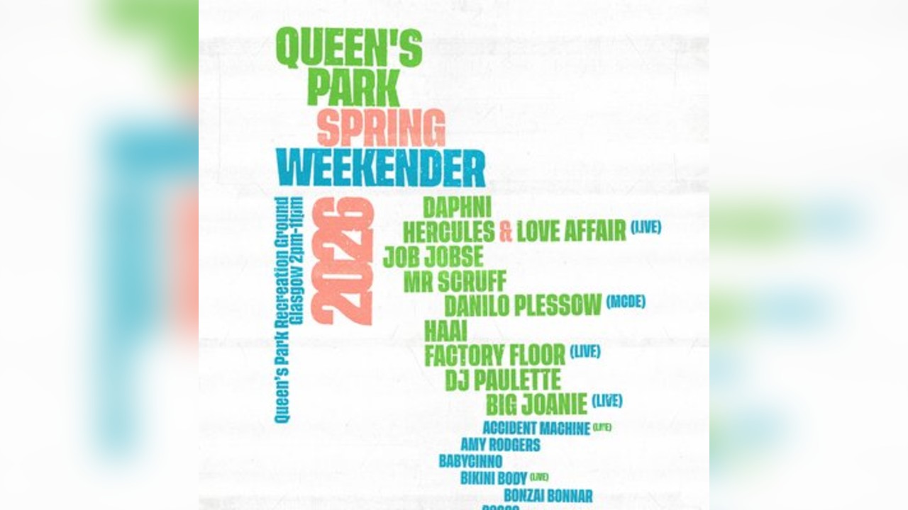 Queen's Park Spring Weekender '26 - Bank Holiday - May 2nd & 3rd