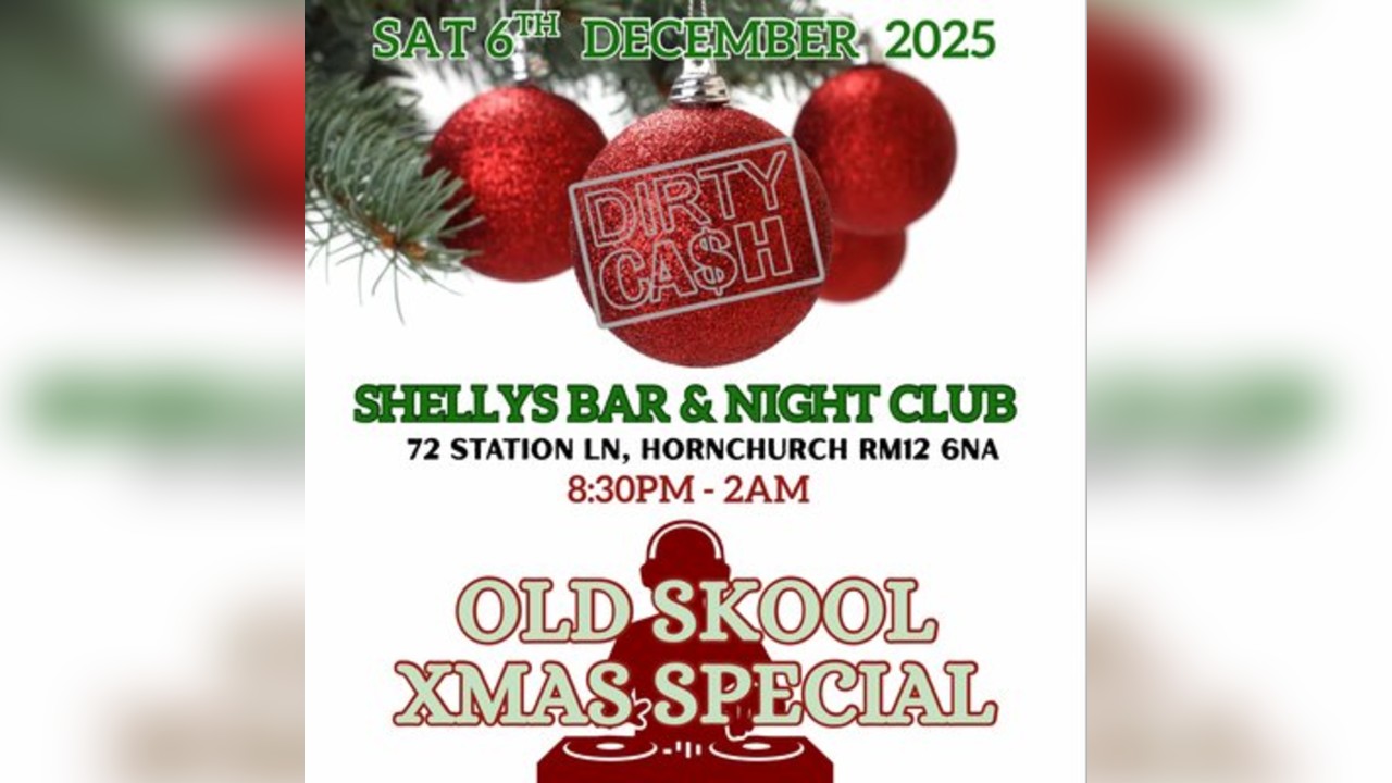 DIRTY CASH Old Skool Xmas Bash