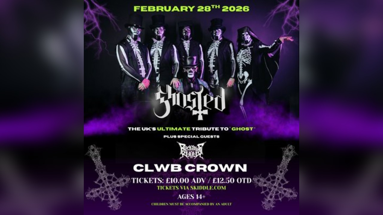 Ghosted [A Tribute to Ghost] + Support [Rockabye Reaper}