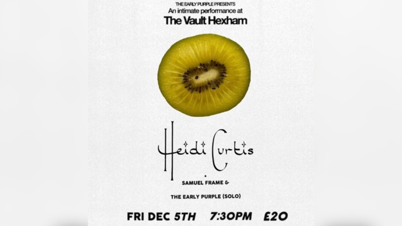 TEP Presents...Heidi Curtis, Samuel Frame & The Early Purple