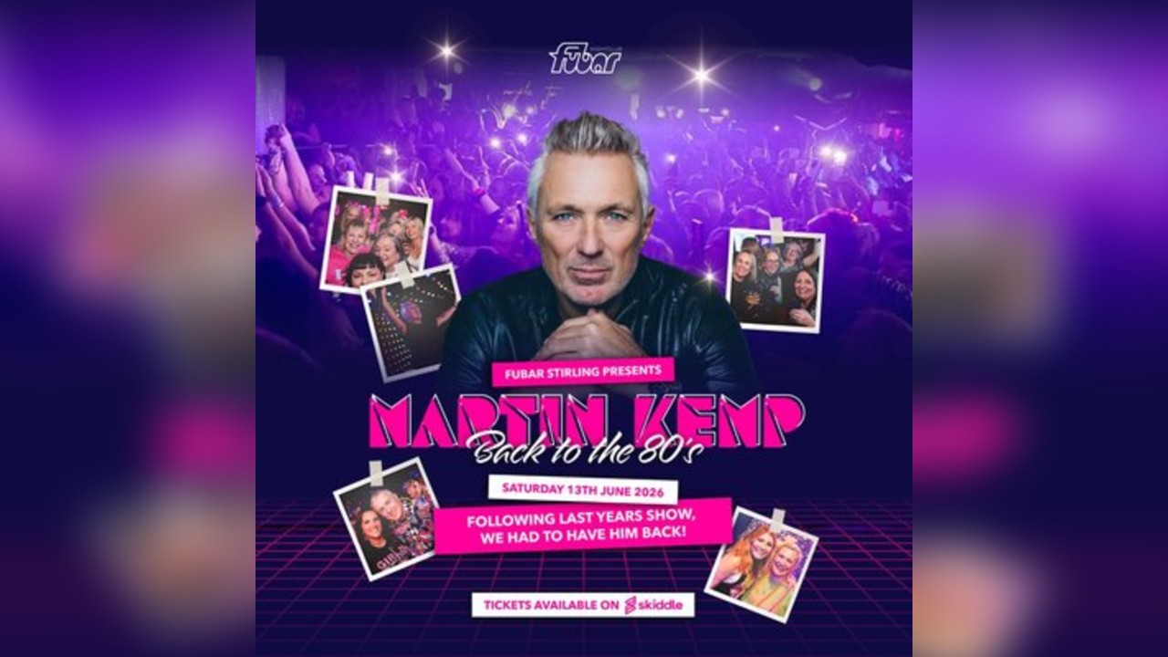 Martin Kemp Back to Fubar - 80s Day Dancing