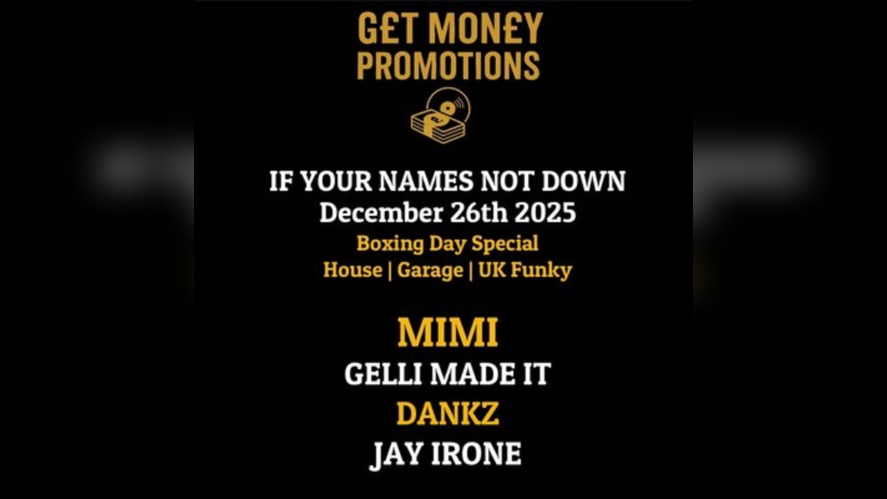 If your names not down