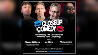 CLOSEUP COMEDY at Herbert's Yard with Ian Stone and more
