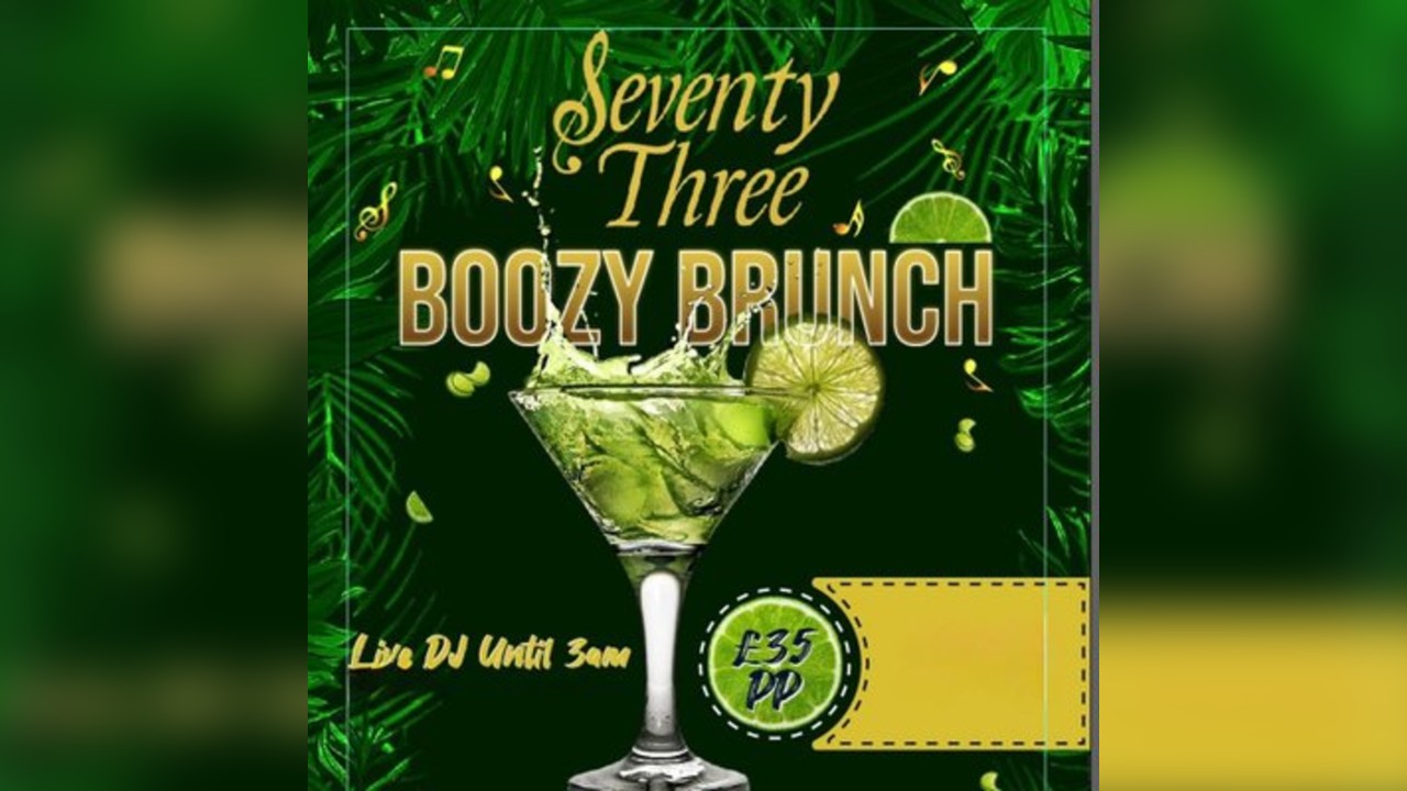 Seventy Three Presents : Country Boozy Brunch