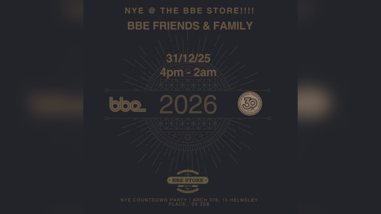 NYE @ The BBE Store - BBE turns 30
