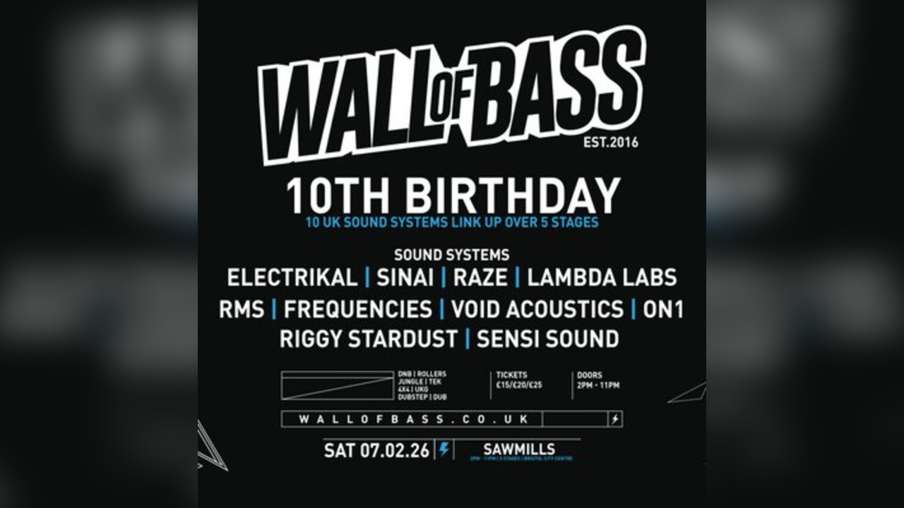 Wall of Bass | 10th Birthday | 4000 Person Mega Rave