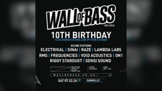 Wall of Bass | 10th Birthday