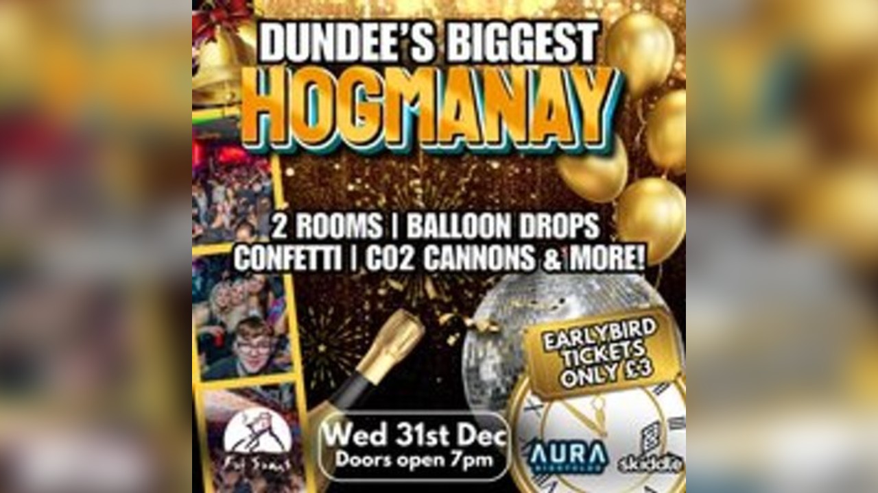 Dundee's Biggest Hogmanay Party