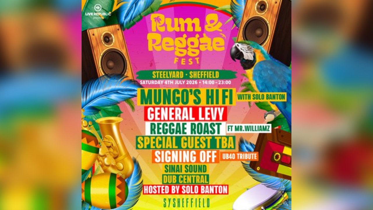 Rum & Reggae 2026 | SteelYard, Sheffield