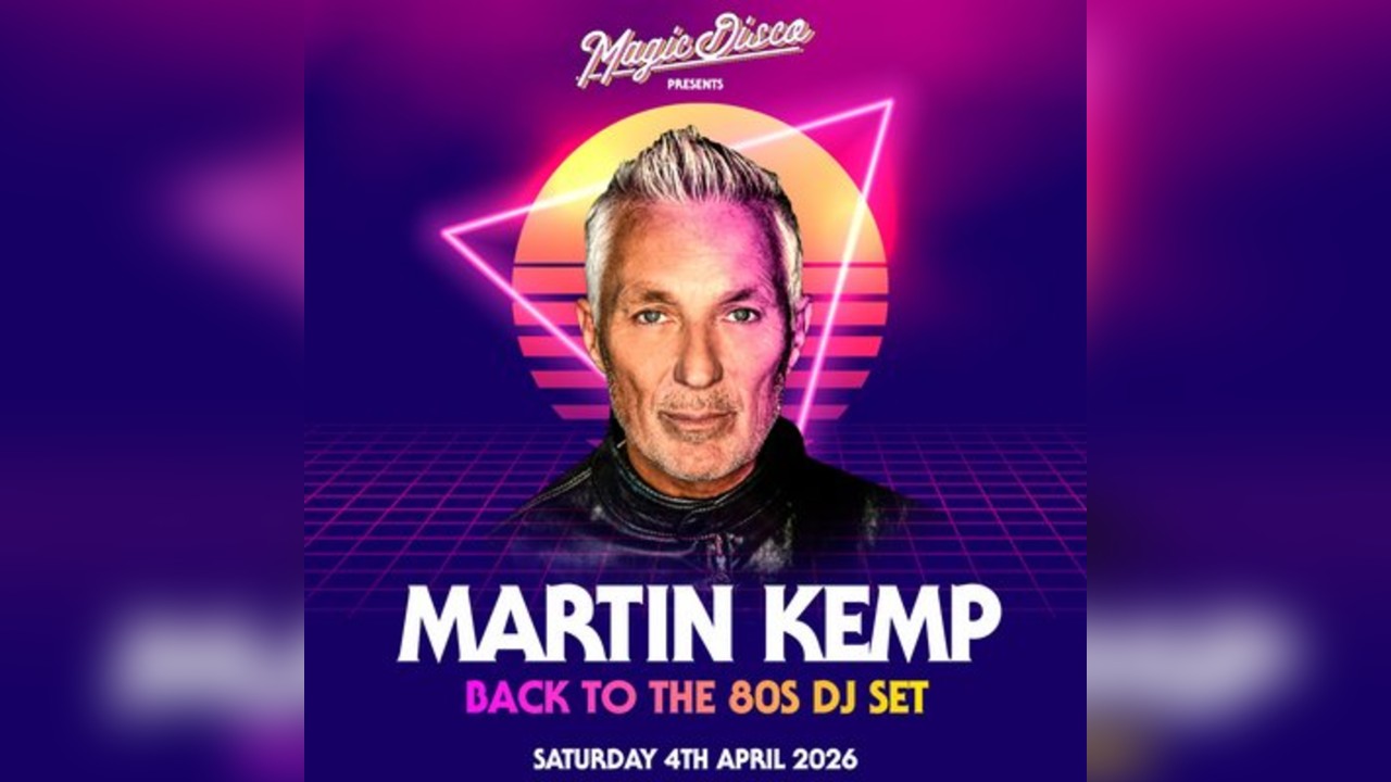 Martin Kemp Live DJ set - Back to the 80s - Glasgow