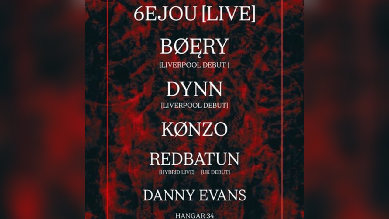 The BACKROOMS PRESENTS : 6ejou / BØĘRY & more