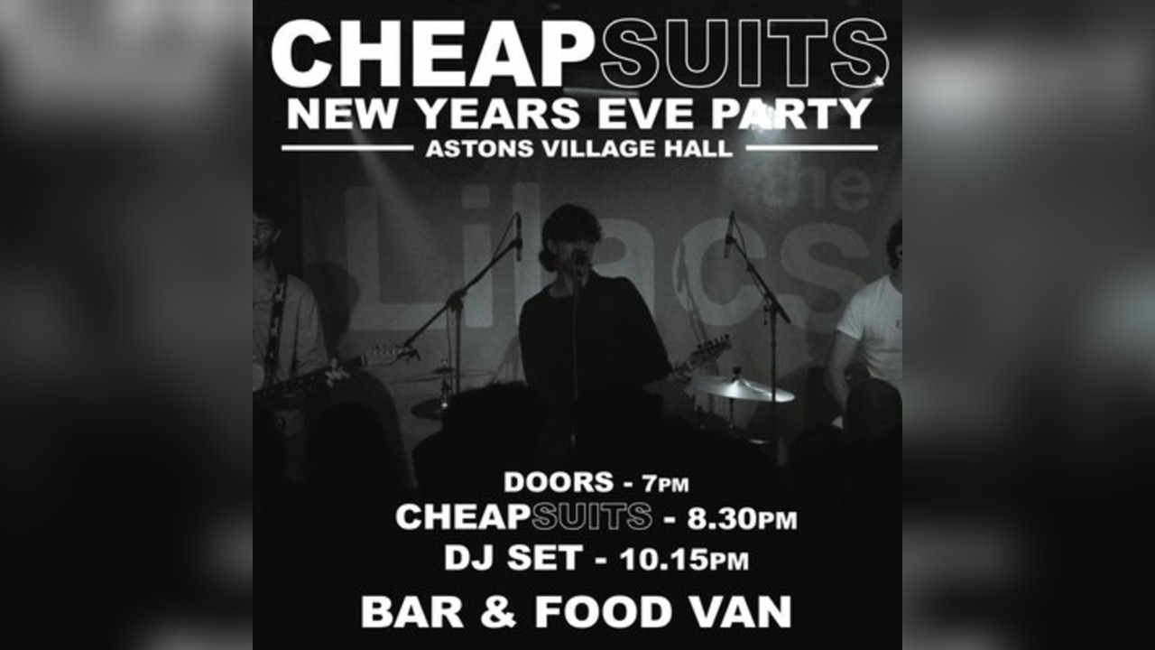 New Years Eve 2025 hosted by Cheap Suits
